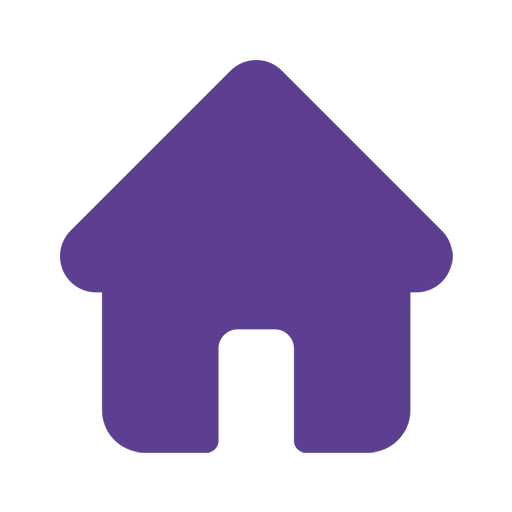 cartoon house logo